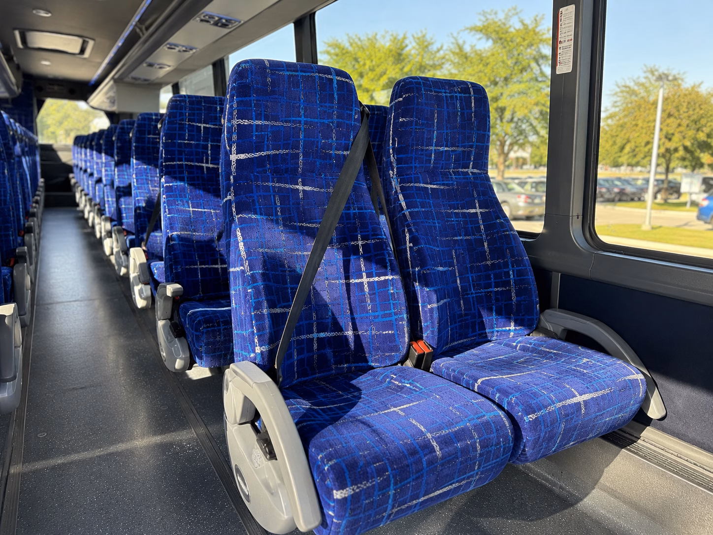 wylie charter bus inside