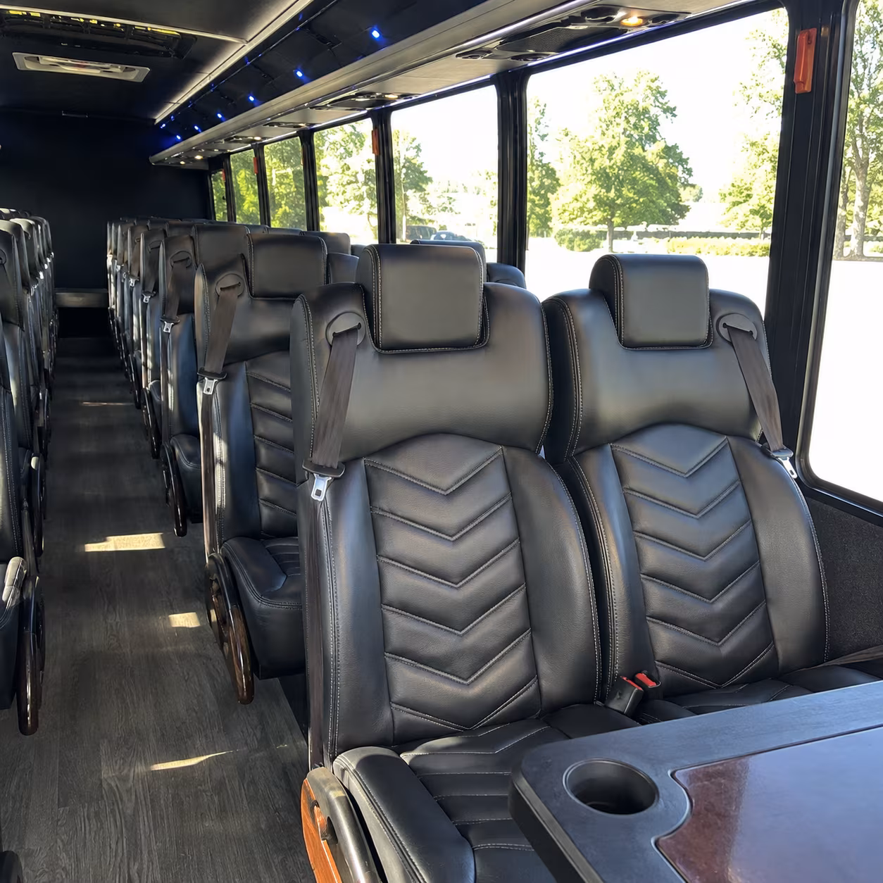 wylie private event transportation onboard seating